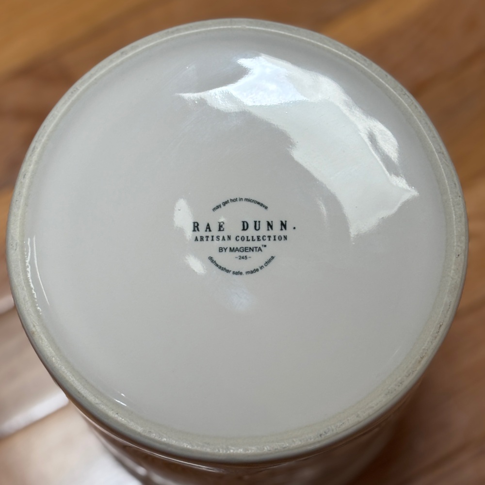 Rae Dunn Collection Utensil Holder/Crock BE GRATEFUL Like New No Chips - Picture 3 of 5